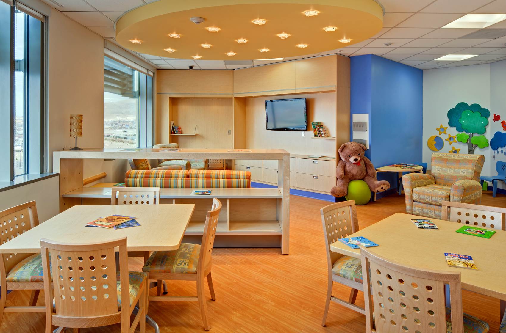 Children's waiting area at University Medical Center of El Paso