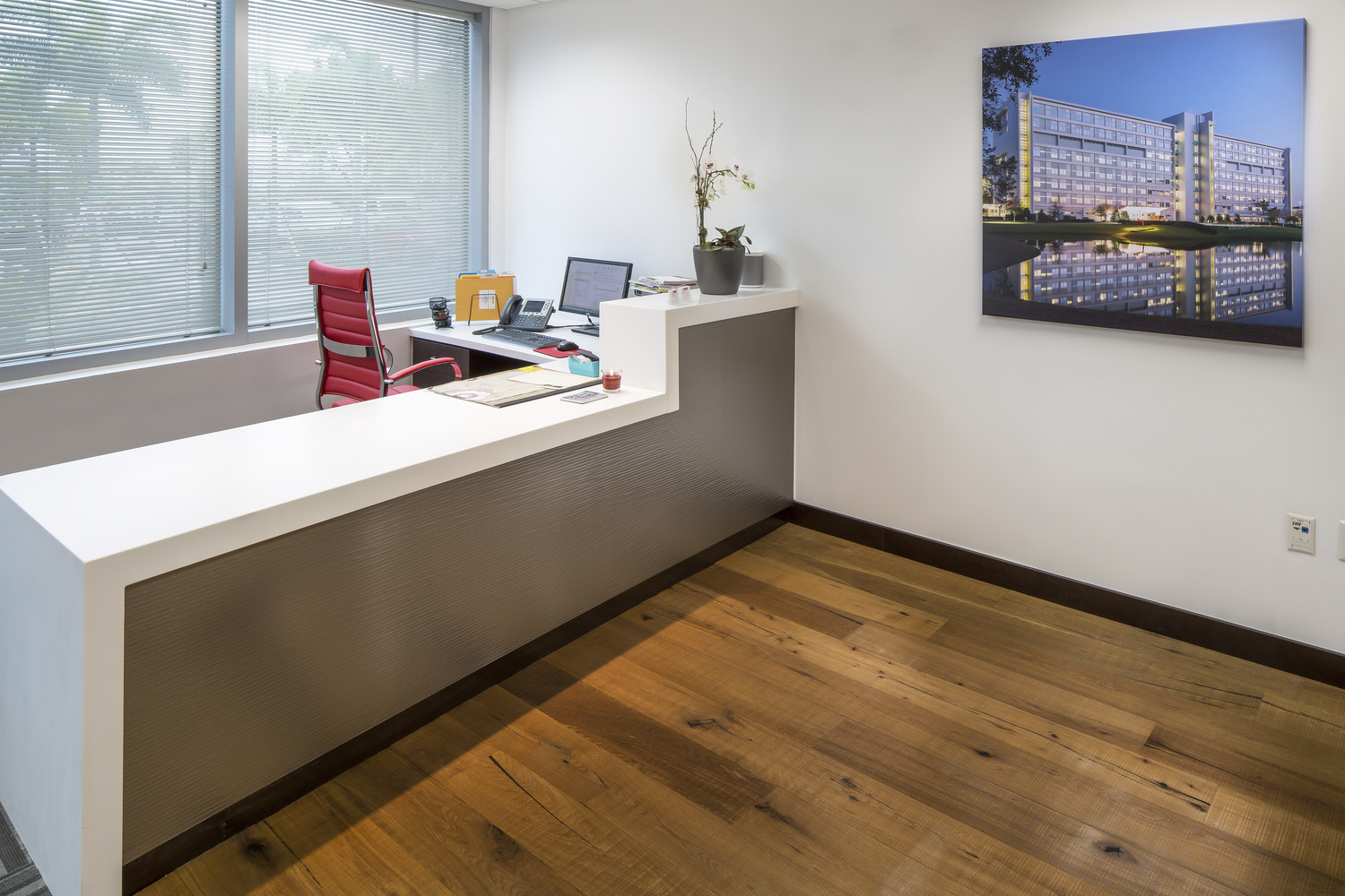 reception desk