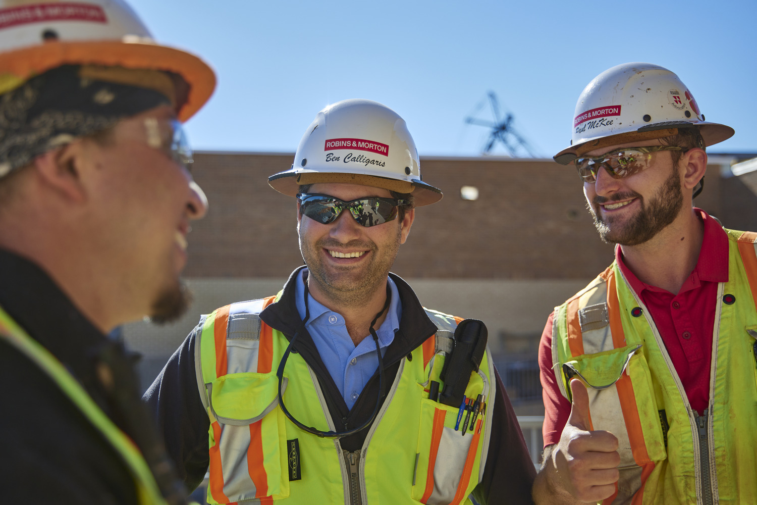 Smiling contractors