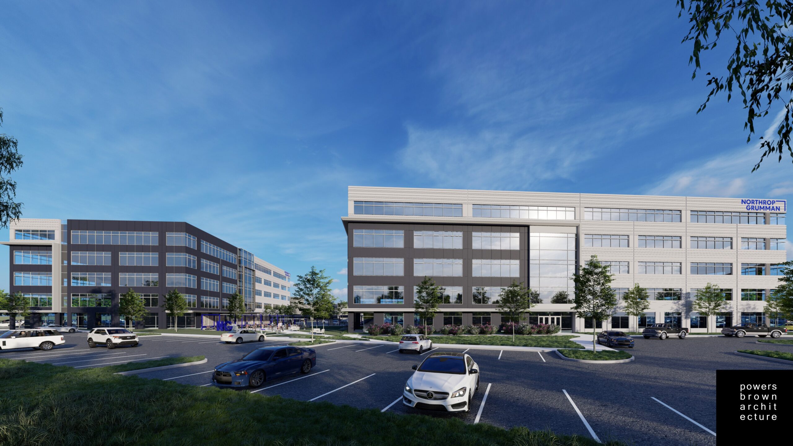 office building rendering