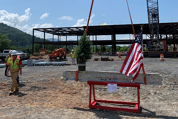 CIHA topping out beam