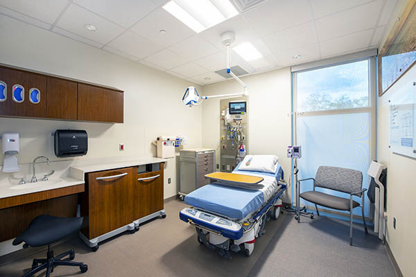 hospital patient room