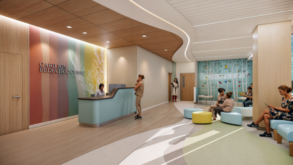 Carilion Pediatric Clinic rendering