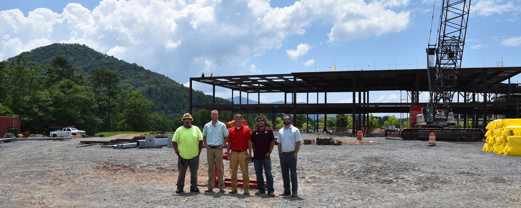 CIHA team photo topping out