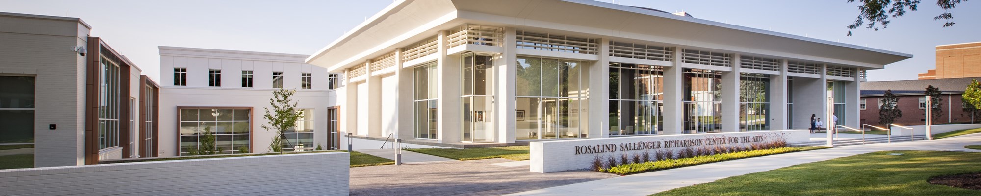 Front view of Wofford Arts Center